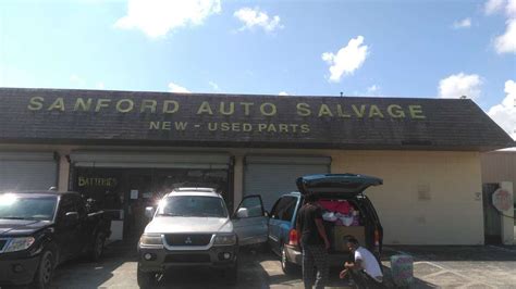 Sanford auto salvage - What Does Sanford Auto Salvage Offer? Sanford Auto Salvage provides services like junk car removal services, junk car purchase and more. if you need more services, please visit our partner Peddle for more details. 5. When Does Sanford Auto Salvage Open Every Day? Below are open hours of Sanford Auto Salvage: “Open from 09:00 am to 15:00 pm” 